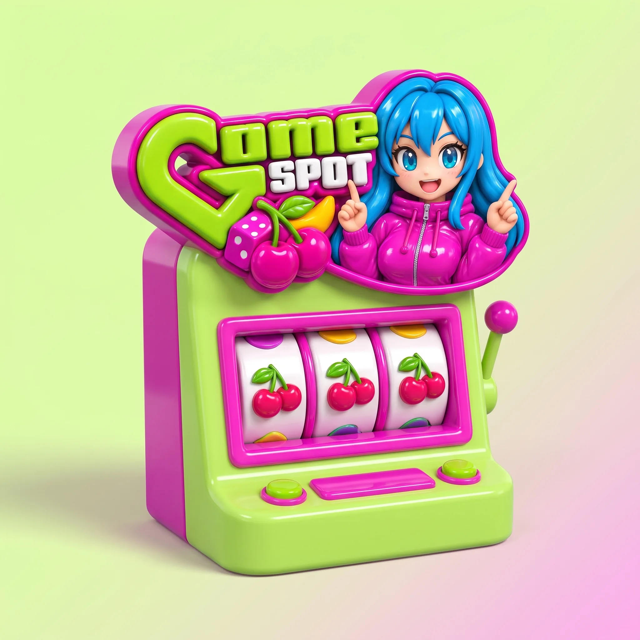 GameSpot Casino slot machine illustration