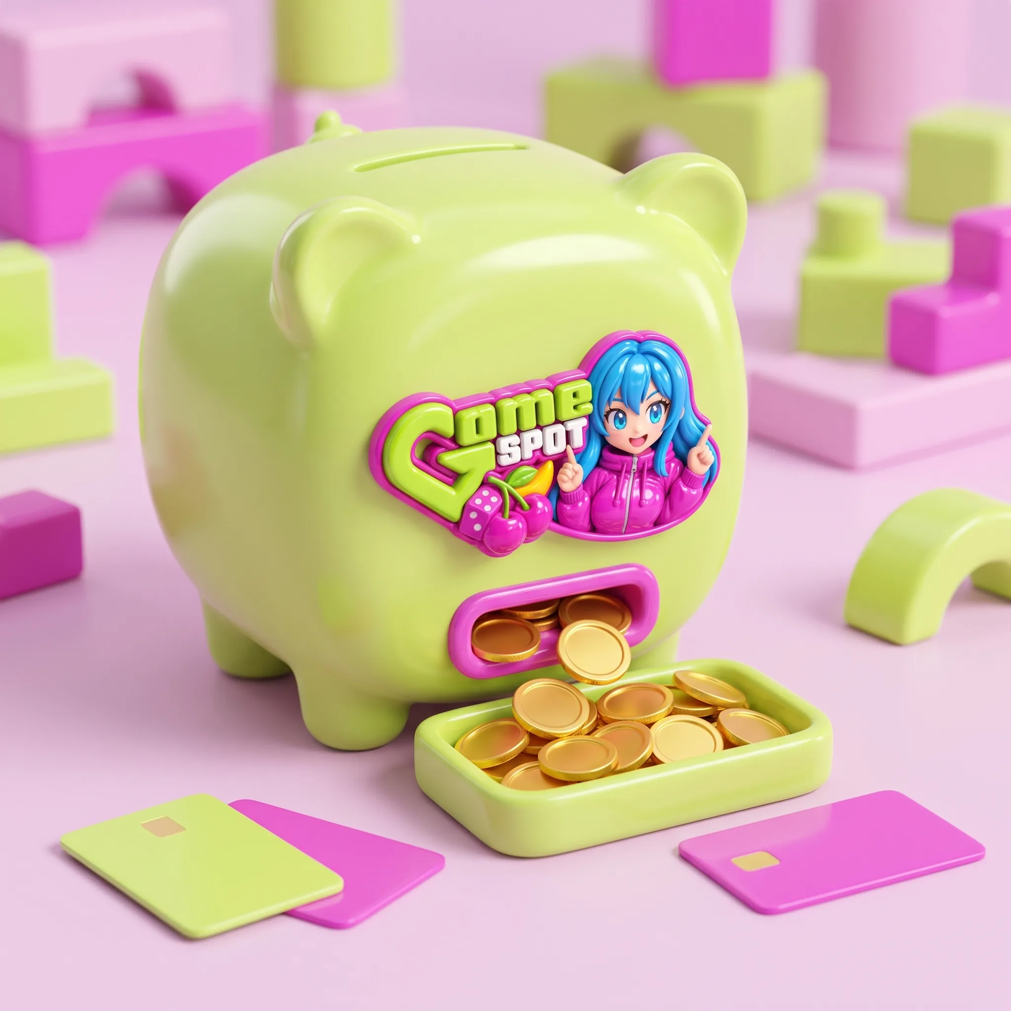 Illustration der GameSpot Casino Zahlungen