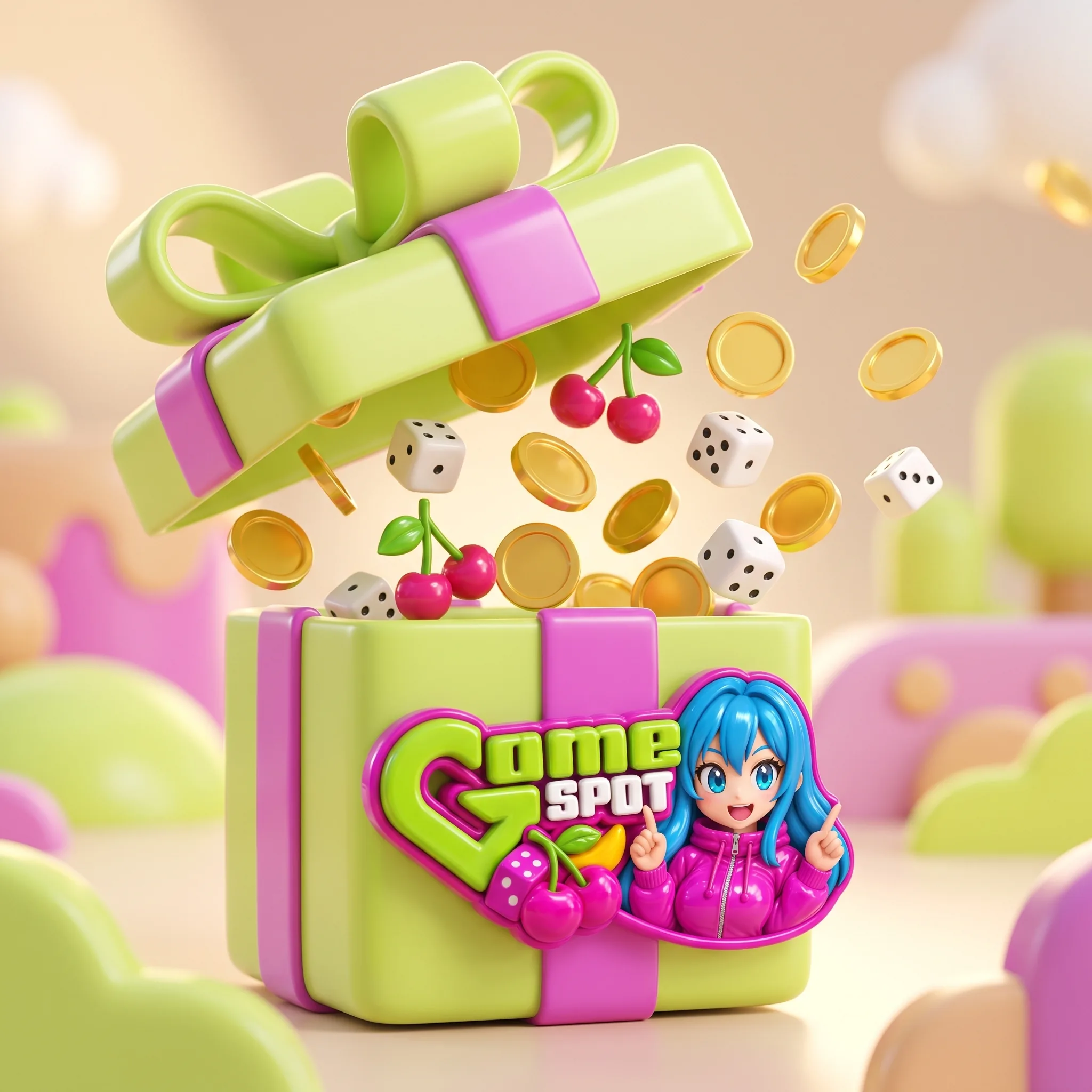 Illustration des GameSpot Casino Willkommensgeschenks
